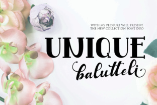 Balutteli: The Script Amp Typeface for Graceful Campaigns