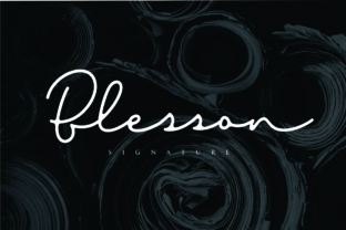 Blesson: The Modern Script Typeface for Handmade Branding