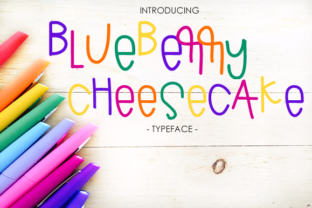Blueberry Cheesecake: The Handwritten Font for Modern Editorial Design