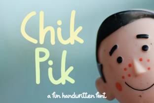Chik Pik: The Handmade Script Typeface for Modern Web Design