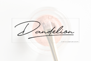 Dandelion Script Font: Elevate Your Small Business Brand Identity