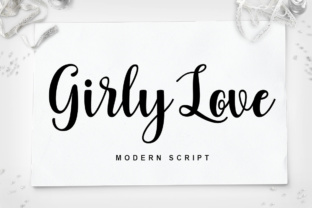 Girly Love: A Modern Script Typeface for Digital Branding