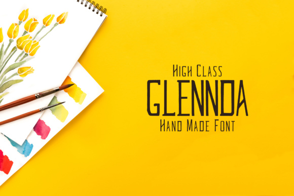 Glennda Family: The Handwritten Typeface for Modern Brand Identity