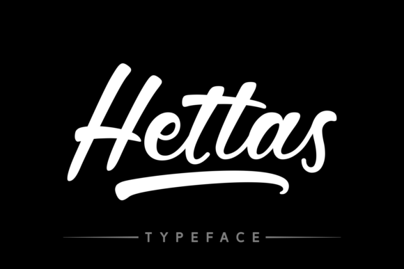 Hettas: A Retro Script Typeface for Bold Brand Identities