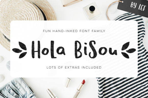 Hola Bisou Family: The Perfect Script Amp Font for Summer Branding