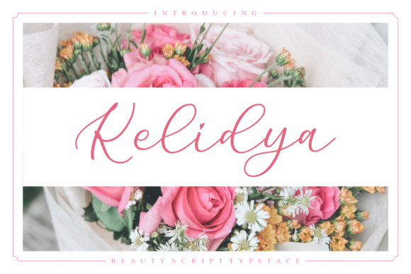 Kelidya: The Elegant Script Typeface for Modern Brand Identity