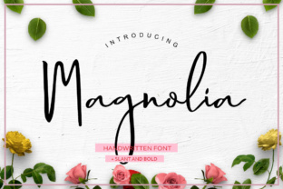 Magnolia Hand: The Script Font That Stops Scrollers