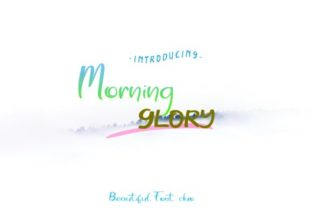Morning Glory: A Dynamic Script Font for Modern Web Design