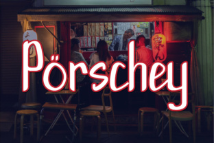 Porschey: The Modern Script Typeface for Handmade Brands