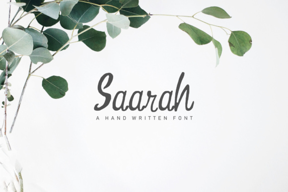 Saarah: The Script Typeface That Elevates Your Brand Story