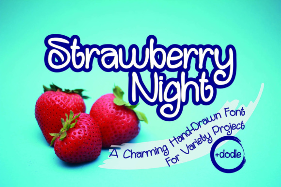 Strawberry Night: The Perfect Script Font for Handmade Crafts