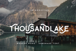 Thousand Lake: The Handwritten Typeface for Modern Editorial Design