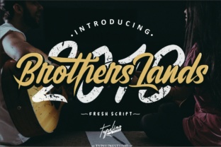 Upgrade Your Brand Identity with the Brother Lands Typeface